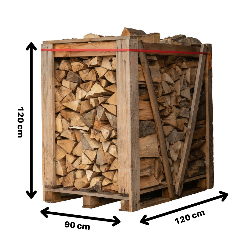 Bois de chauffage 30cm – Palette 1,7 stère – 100% Hêtre