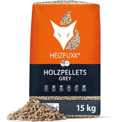 Granulés HEIZFUXX gris EN+ A2 – Palette 65 sacs x 15kg